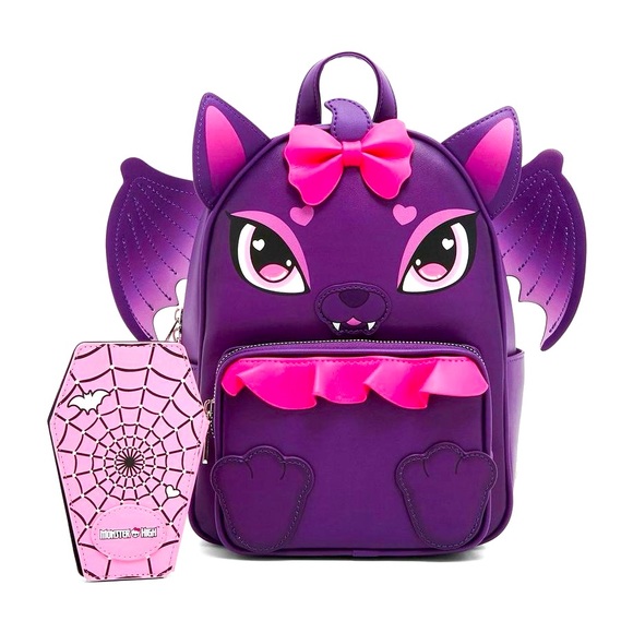 Brand New W/ Tags Monster High Draculaura Count Fabulous Figural Mini Backpack - Picture 5 of 6